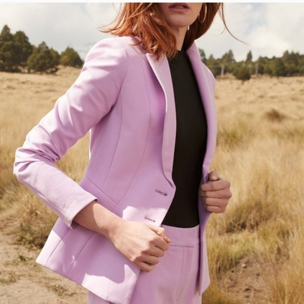 White House BLack Market Signature Stretch Studio Blazer In Stiletto